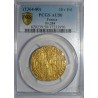 Dup 360 - CHARLES V (1364-1380) - FRANC A PIED - OR - PCGS AU 50 - FR 284