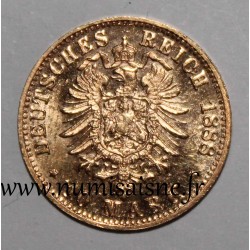 GERMAN STATES - BAVARIA - KM 910 - 10 MARK 1888 D - GOLD