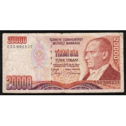 TURQUIE - PICK 202 - 20 000 LIRA - L.1970 (1995)
