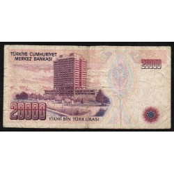 TURQUIE - PICK 202 - 20 000 LIRA - L.1970 (1995)