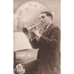 VINTAGE POSTCARD - TRUMPET...