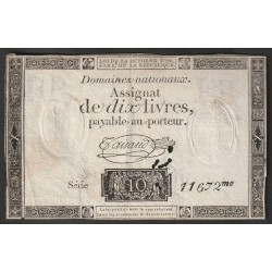 ASSIGNAT DE 10 LIVRES -...