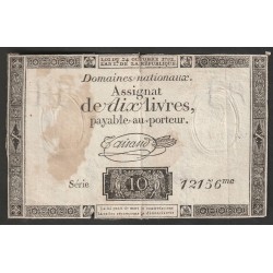 ASSIGNAT DE 10 LIVRES -...