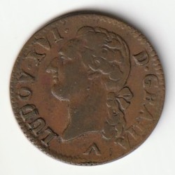 GADOURY 84 - 1/2 SOL 1778 W - LILLE - TYPE LOUIS XVI