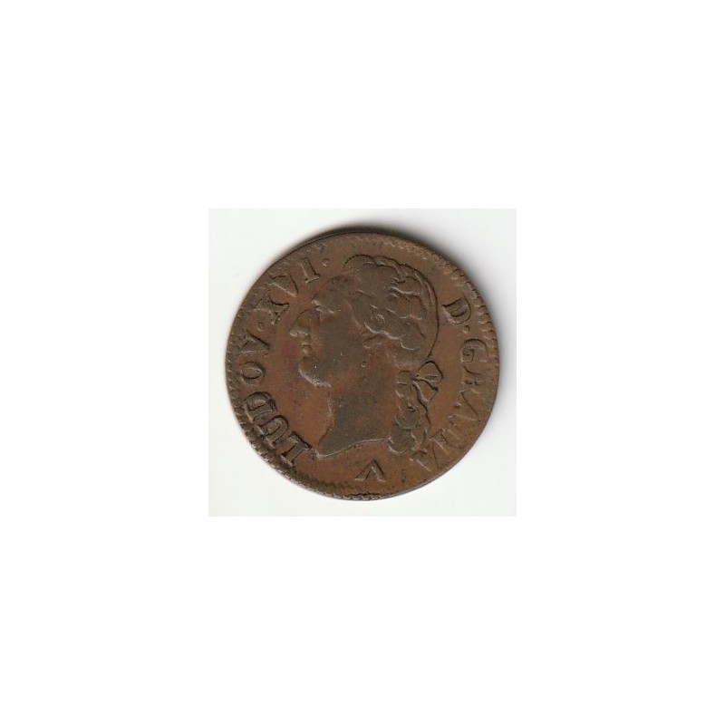 GADOURY 84 - 1/2 SOL 1778 W - LILLE - TYPE LOUIS XVI