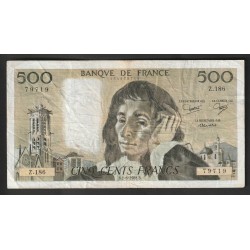 FAY 71/29 - 500 FRANCS...