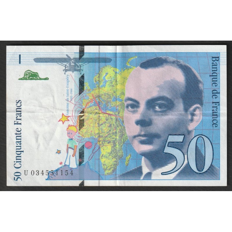 FAY 73/04 U - 50 FRANCS SAINT EXUPERY - 1997 - PICK 157