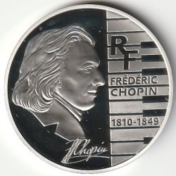 FRANKREICH - PARIS-MÜNZE - 1,5 EURO 2005 - FRÉDériC CHOPIN