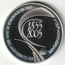 FRANKREICH - PARIS-MÜNZE - 1,5 EURO 2005 - 150 JAHRE KLASSIFIZIERUNG DER BORDEAUX-WEINE