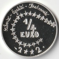 FRANCE - MONNAIE DE PARIS - 1/4 EURO 2002 - L'EURO DES ENFANTS