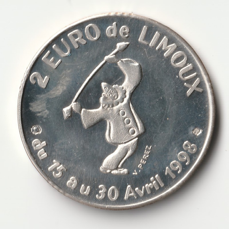 FRANCE - 11 - AUDE - LIMOUX - EURO OF CITIES - 2 EURO 1998