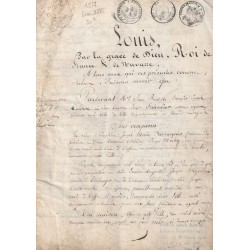 OLD DOCUMENT - YEAR 1817 -...