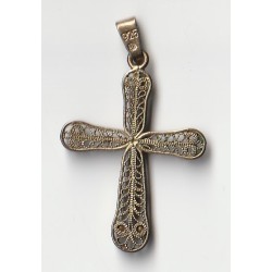 PENDENTIF - CROIX EN ARGENT...