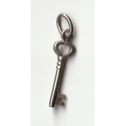 PENDANT - KEY - SILVER -...