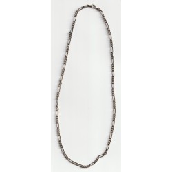 SILVER CHAIN - FIGARO MESH