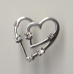 PENDENTIF - COEUR - ARGENT...