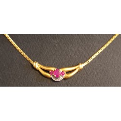 CHOKER - GELBGOLD - 18...