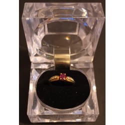 BAGUE OR - 18 CARATS -...