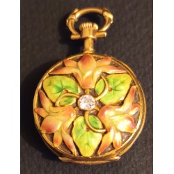 LADY'S POCKET WATCH - 18 K...