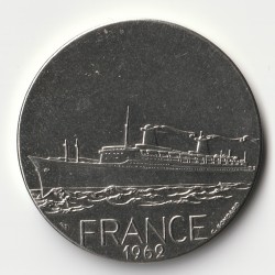 FRANKREICH - MEDAILLE - BOOT - DIE FRANCE - 1962 - TRANSATLANTISCH