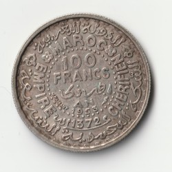 MAROC - 100 FRANCS 1953 (AH...