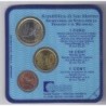 SAINT MARIN - Coffret 3 pièces euro 2004 - 1 cent, 10 cent et 1 euro
