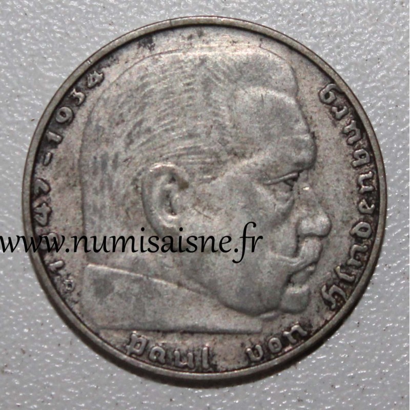 DEUTSCHLAND - KM 93 - 2 MARK 1937 D - München DEUTSCHLAND - KM 93 - 2 MARK 1937 D - München