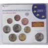ALLEMAGNE - Coffret 9 pièces euro 2009 J - Hambourg - 2 euro Saarland et EMU