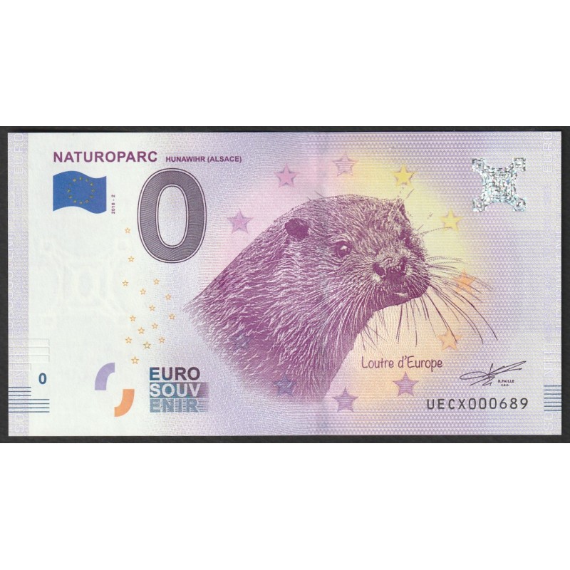 FRANCE - 68150 - HUNAWIHR - NATUROPARC  - LOUTRE D'EUROPE - 2018-2