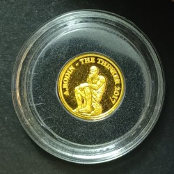 IVORY COAST - KM 156 - 100 CFA FRANCS - 2017 - RODIN'S THINKER - GOLD - 095704