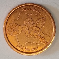 SURINAME - 2 CENT 2005 - ESSAI - SERPENT