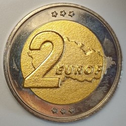 CZECH REPUBLIC - 2 EUROP - 2004 - PROTOTYPE COIN