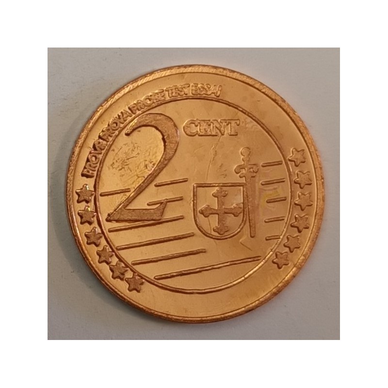 CHECHENIA - 2 CENT - 2005 - PROTOTYPE COIN