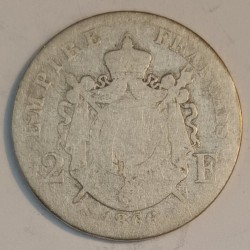 FRANCE - KM 807 - 2 FRANCS 1866 A - Paris - TYPE NAPOLÉON III