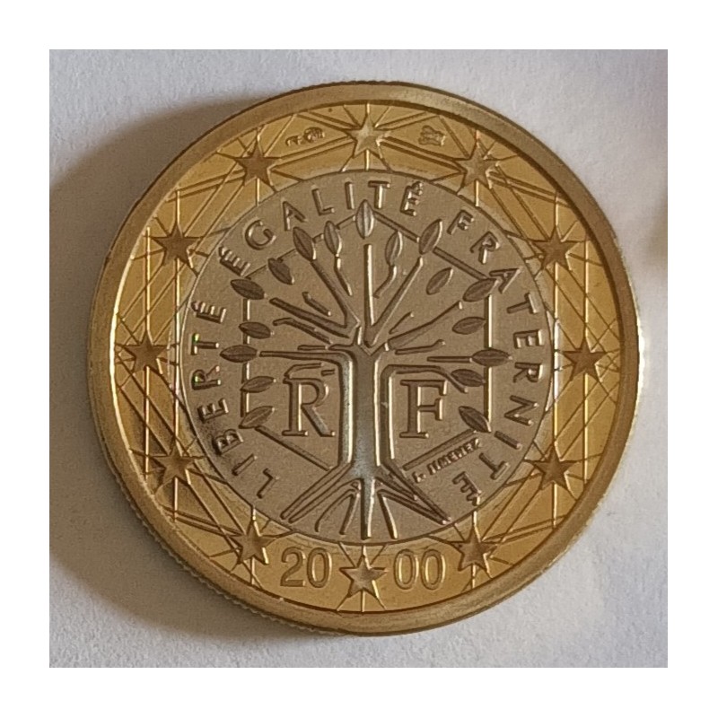 FRANCE - 1 EURO 2000 - ARBRE