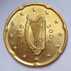 IRLANDE - 20 CENT 2002 - HARPE