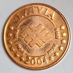 LATVIA - 1 CENT 2004 - TEST