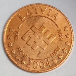 LATVIA - 5 CENT 2004 - TEST