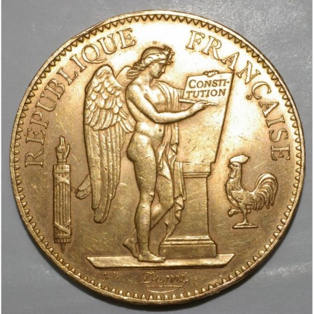 FRANKREICH - KM 832 - 100 FRANCS 1906 A PARIS - GOLD - GENIUS