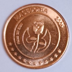 MACEDONIA - 1 CENT 2005 - TEST