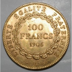 FRANCE - KM 832 - 100 FRANCS 1906 A - OR - GENIUS