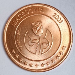 MACEDONIA - 5 CENT 2005 - TEST