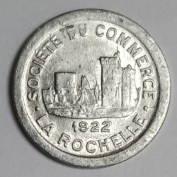 FRANKREICH - Kommitat 17 - LA ROCHELLE - 5 CENTIMES 1922 - SOCIETE DU COMMERCE