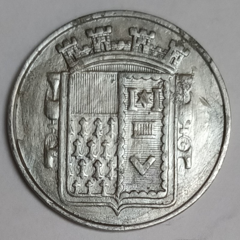 FRANCE - 59 - ROUBAIX - BUREAU DE BIENFAISANCE - 1 PAIN - NON DATÉ - BLASON 12 HERMINES - El.Mon.40.1a