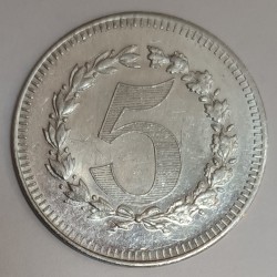 JETON DE JEU - 5 FRANCS