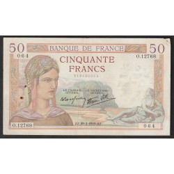 FAY 18/40 - 50 FRANCS CERES...