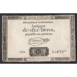 ASSIGNAT OF 10 LIVRES -...