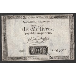 ASSIGNAT DE 10 LIVRES -...