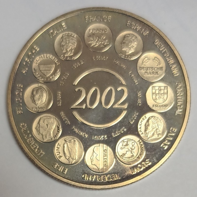 FRANCE - MEDAL - BIRTH OF EUROPE - 2002