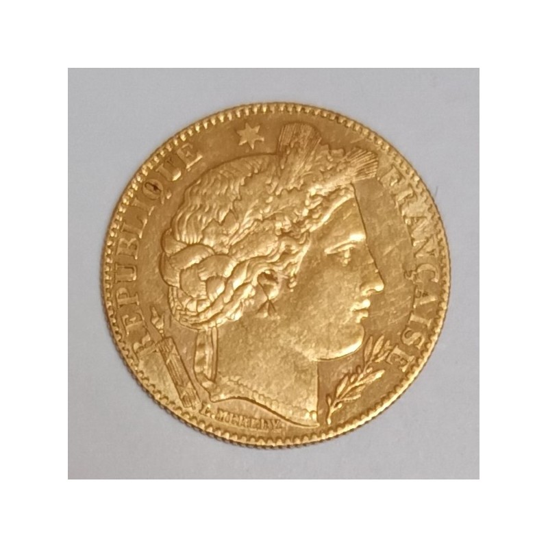 FRANKREICH - KM 830 - 10 FRANCS 1899 - TYP CÉRÈS - GOLD